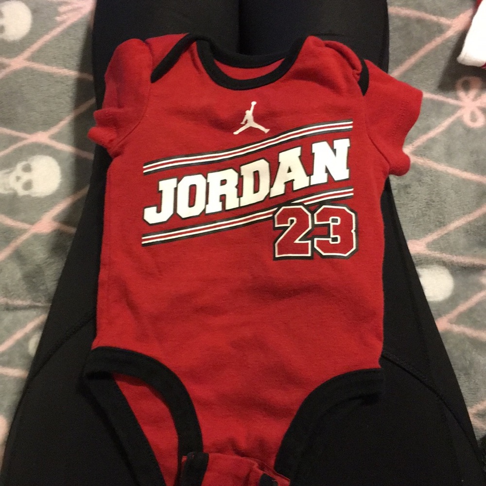 new, jordan onesie.